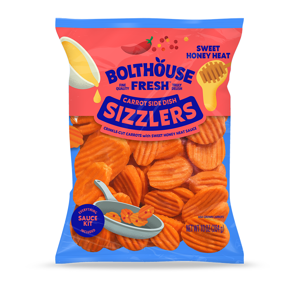 Image of Bolthouse Fresh Sweet Honey Heat carrot side dish sizzlers